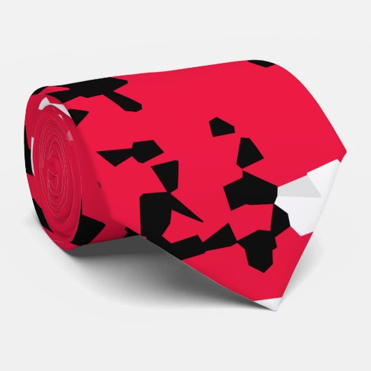 Ebira - Abstract ontwerp Stropdas (Opgerold)