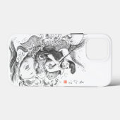 Ebisu - God van Visserij & Handel (inkt schilderin Case-Mate iPhone Case (Achterkant (horizontaal))
