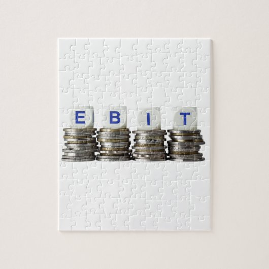 EBIT - Winst vóór rente en belastingen Legpuzzel (Verticaal)