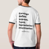 EBITDA is je vriend. T-shirt (Achterkant)