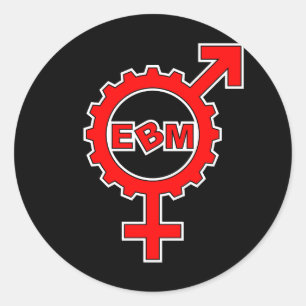 EBM Logo_17 Ronde Sticker