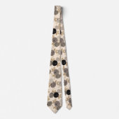 Ebon Fleurs Stropdas (Voorkant)