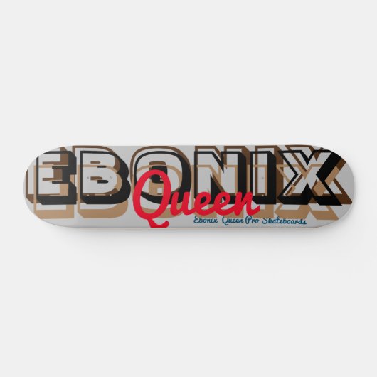 EBONIX QUEEN 7,3/4-inch skateboard deck (Horizontaal)