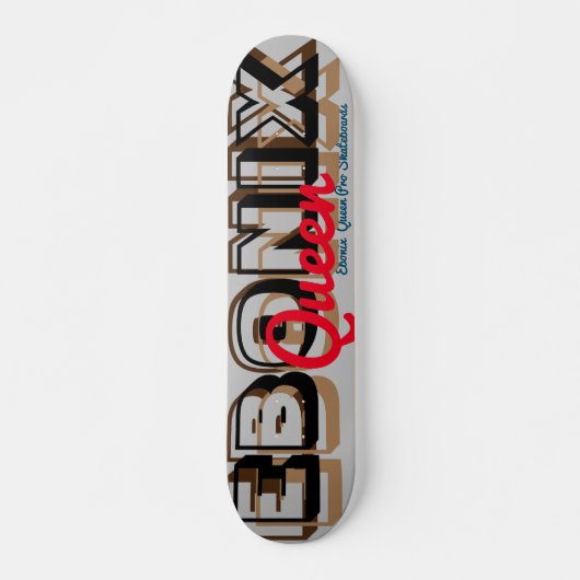EBONIX QUEEN 7,3/4-inch skateboard deck (Voorkant)