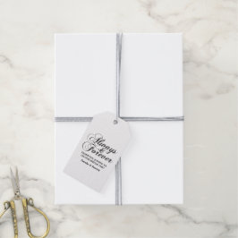 Ebony Always & Forever Weddenschap-Labels Cadeaulabel