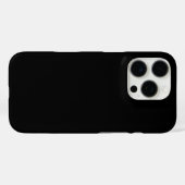 Ebony Black Case-Mate iPhone Case (Achterkant (horizontaal))