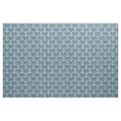 Ebony Blue Parisian Damask Pattern Fabric Stof (Yard (91,4 cm))