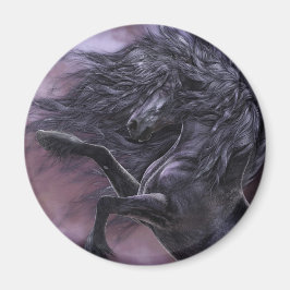 Ebony brandmagneet magneet