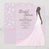 Ebony Bride Vrijgezellenfeest Kaart (Voorkant / Achterkant)