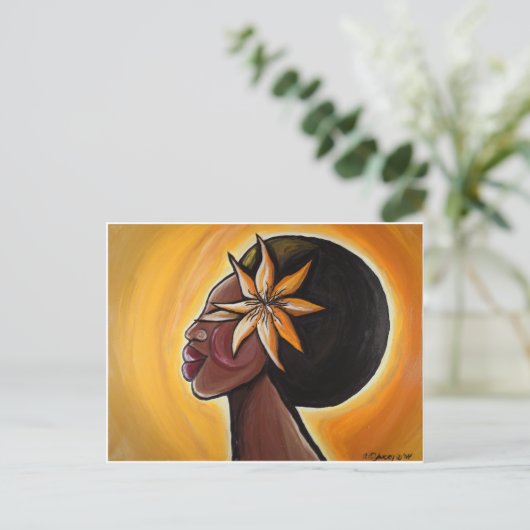 Ebony Briefkaart (Staand voorkant)