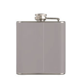 Ebony Butterfly Floral Monogram Flask Heupfles (Achterkant)