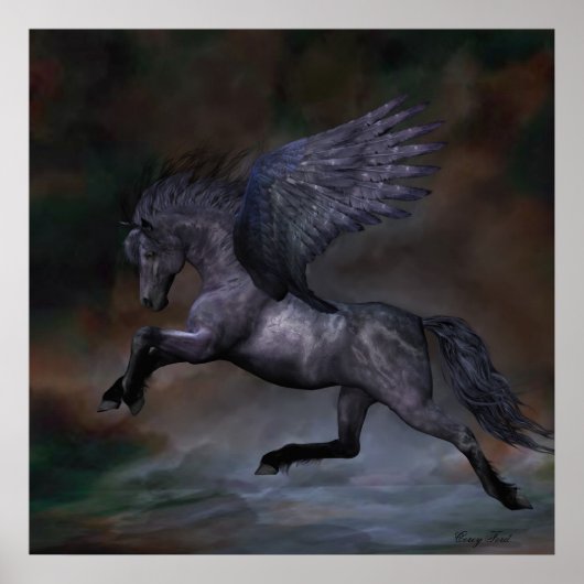 EBONY CANVAS POSTER (Voorkant)