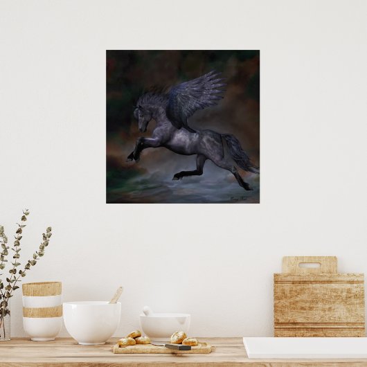 EBONY CANVAS POSTER (Keuken)