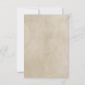 Ebony Chic Chevron Response Kaart (Achterkant)