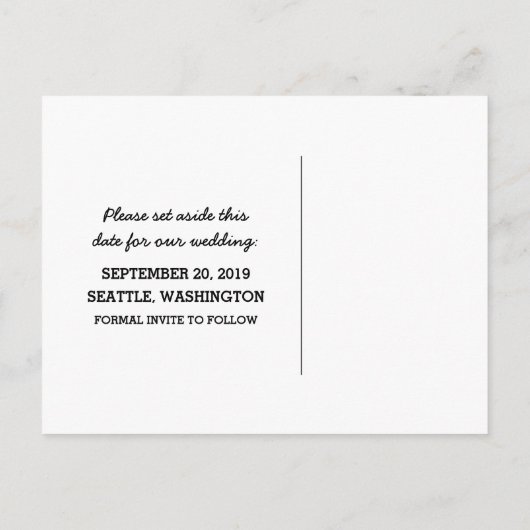 Ebony D20-apparaat Het Briefkaart Datum opslaan (Achterkant)