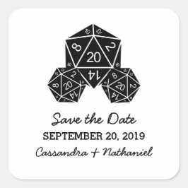 Ebony D20-apparaat Opslaan de Stickers Datum