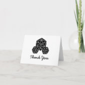 Ebony D20-desktop - Hartelijk dank voor uw kaart (Voorkant)