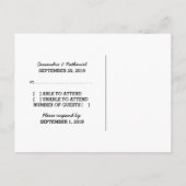 Ebony D20 Dice Response Briefkaart (Achterkant)