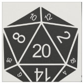 Ebony D20-doestverbinding Stof (Close Up)