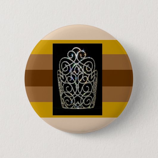 Ebony Diva Pride Ronde Button 5,7 Cm (Voorkant)