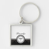 Ebony Dragonfly Emblem Sleutelhanger (Voorkant)
