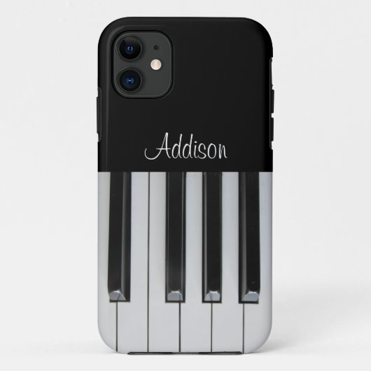 Ebony en Ivory aangepaste tekst Case-Mate iPhone Case (Achterkant)