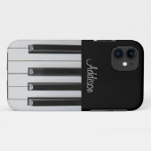 Ebony en Ivory aangepaste tekst Case-Mate iPhone Case (Achterkant (horizontaal))