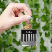 Ebony en Ivory aangepaste tekst Sleutelhanger (Hand)
