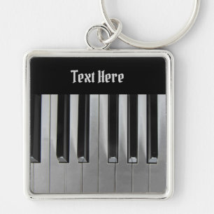 Ebony en Ivory aangepaste tekst Sleutelhanger