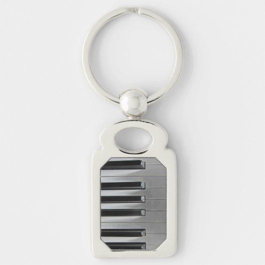 Ebony en Ivory aangepaste tekst Sleutelhanger (Voorkant)