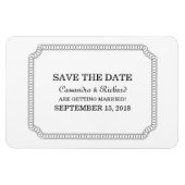 Ebony Encirled Ticket sparen de Magnet van de Datu Magneet (Horizontaal)