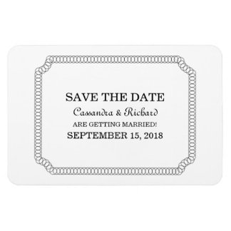 Ebony Encirled Ticket sparen de Magnet van de Datu Magneet