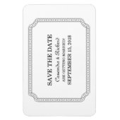 Ebony Encirled Ticket sparen de Magnet van de Datu Magneet (Verticaal)