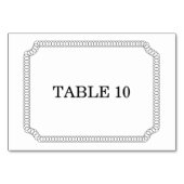 Ebony Encirled Ticket Table Kaart (Achterkant)