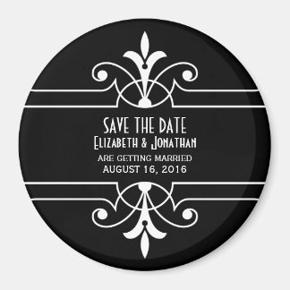 Ebony Fancy sierlijk sparen de Magnet van de Datum