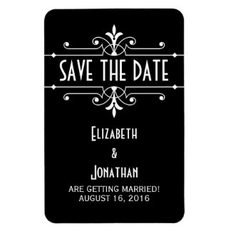 Ebony Fancy sierlijk sparen de Magnet van de Datum Magneet