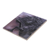 Ebony Fire Art Tile Tegeltje (Zijkant)
