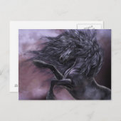 Ebony Fire Briefkaart (Voorkant / Achterkant)