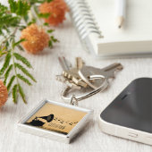 Ebony  Gramophone Premium Sleutelhanger (Zijkant)