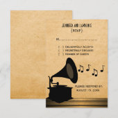 Ebony  Gramophone Response Kaart (Voorkant / Achterkant)