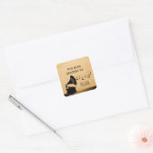 Ebony Gramophone Stickers (Envelop)