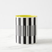 Ebony Ivory - Geel Tweekleurige Koffiemok (Center)
