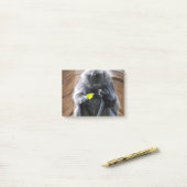 Ebony Langur Post-it® Notes (Op bureau)