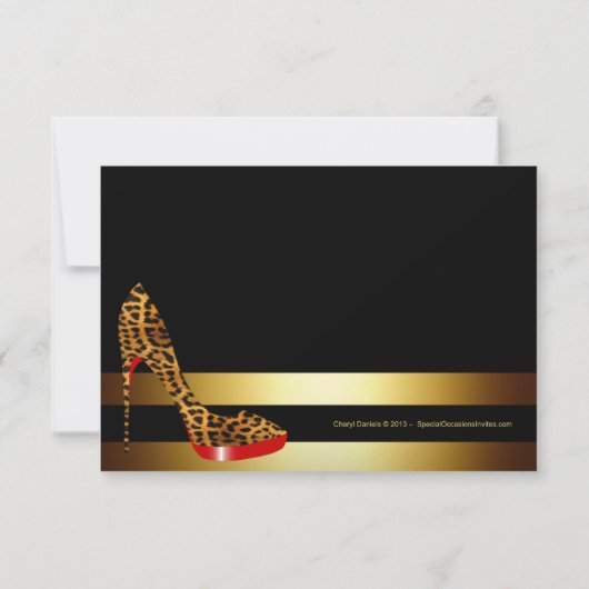 Ebony Leopard Stiletto Stripes RSVP (Achterkant)