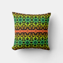 Ebony Lime Modern Afrikaans Zwart & Groen Geometri