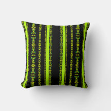Ebony Lime Modern Afrikaans Zwart & Groen Geometri