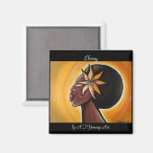 Ebony Magnet (Voorkant / Achterkant)