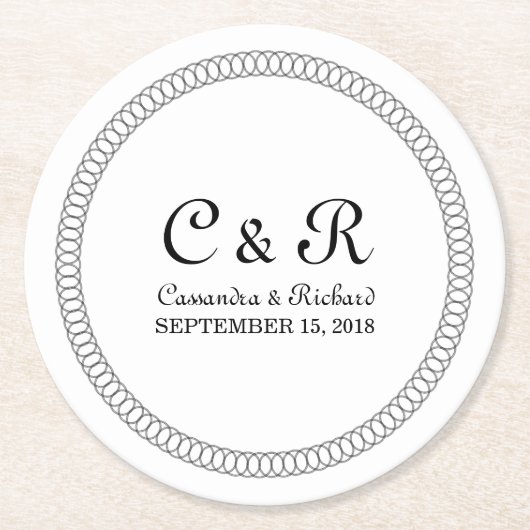 Ebony omcirkelde Onderzetters (Voorkant)