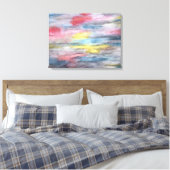 Ebony Rainbow" Canvas Kunst (Insitu (Slaapkamer))
