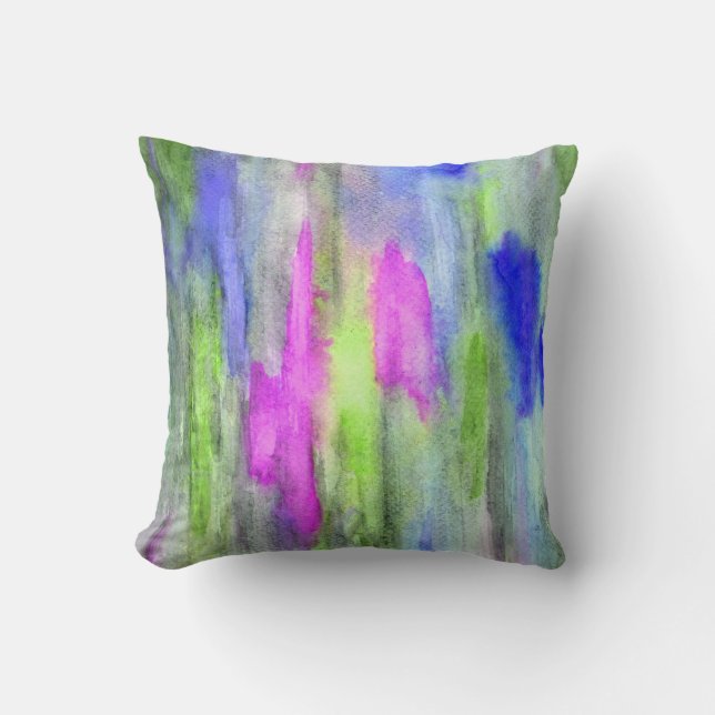 Ebony Rainbow Limoen Pillow Kussen (Voorkant)